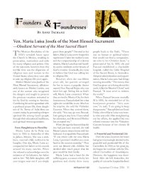 Mother Maria Luisa OCD Foundress